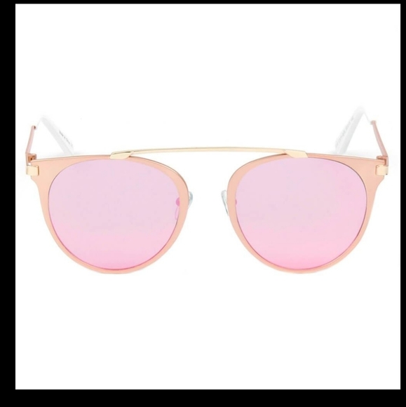 Gold and pink mirror sunglasses - Picture 3 of 3